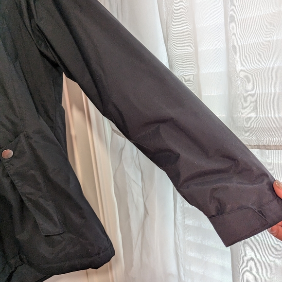 Columbia Black Faux Fur Hooded Coat - Picture 7 of 9
